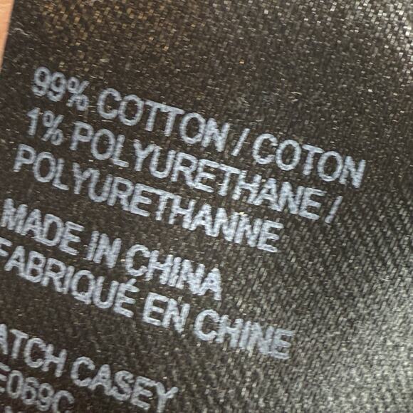 All Saints Distressed Patched Casey 8.5" Rise Straight Fit Jeans Sz 27 Festival - Picture 7 of 7